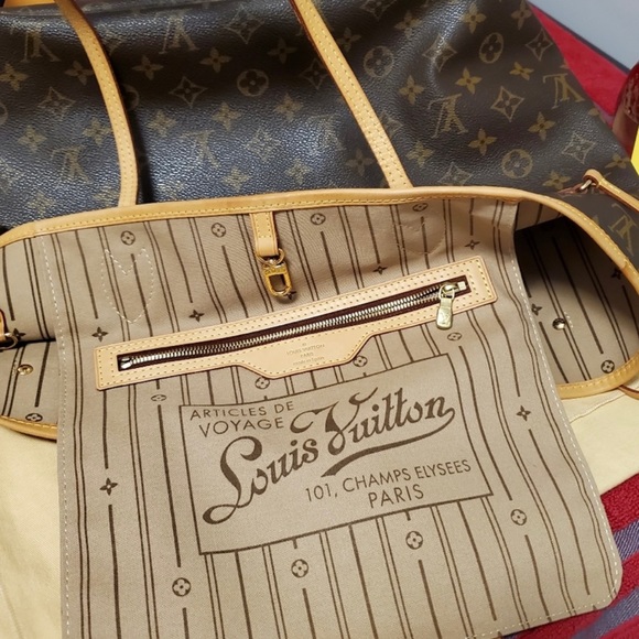 1️⃣4️⃣8️⃣0️⃣Authentic LV Neverfull MM - Picture 13 of 14